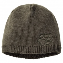 Jack Wolfskin Beanie Stormlock Paw Cap (windproof, warm fleece lining) granite grey Men